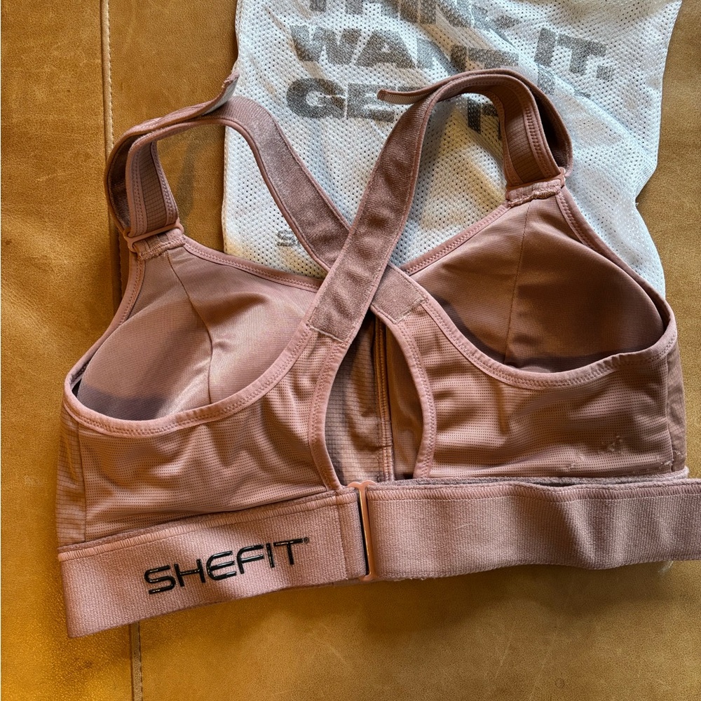 Shefit Light Pink Sports Bra View 4